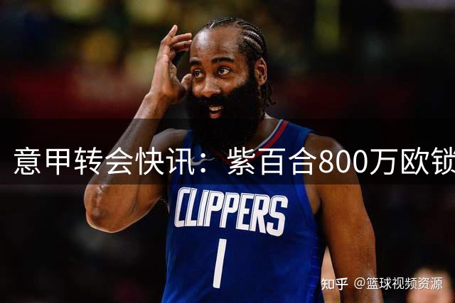 意甲转会快讯：紫百合800万欧锁定尤文中场弃将